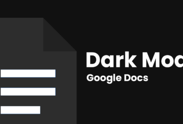 google docs dark mode