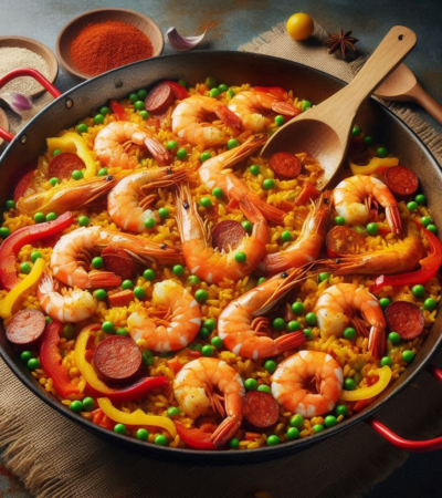 paella cooking pot
