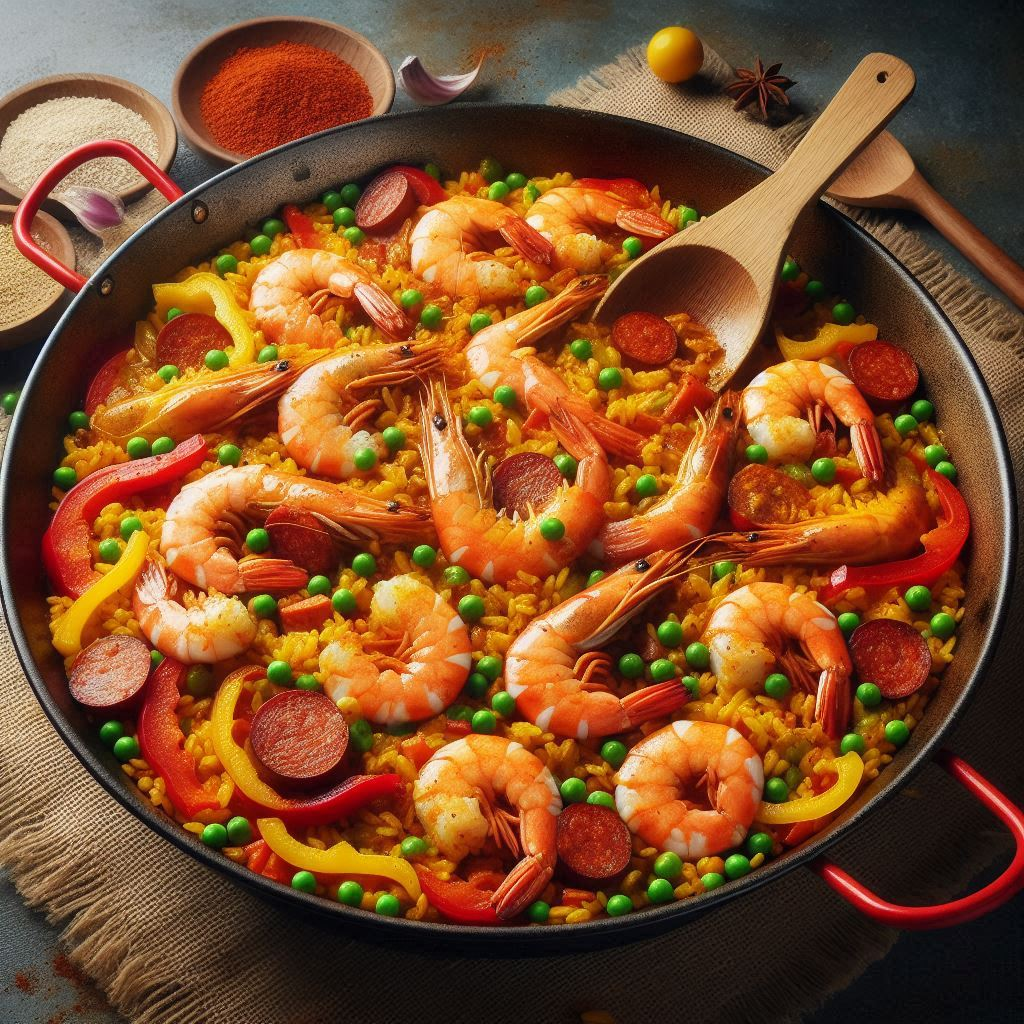 paella cooking pot