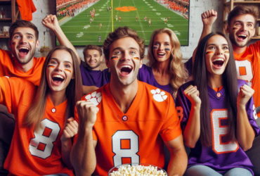 what channel is the clemson football game on