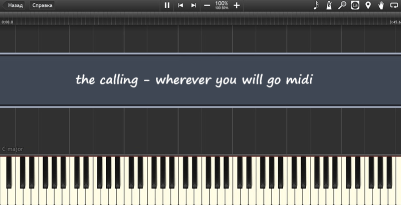 the calling - wherever you will go midi​